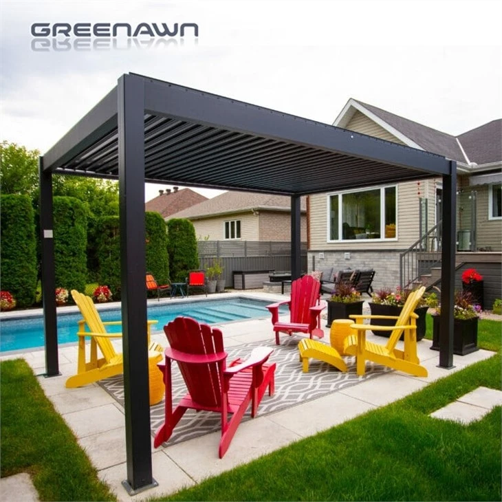 Luxury Outdoor Aluminum Pavilion Pergola